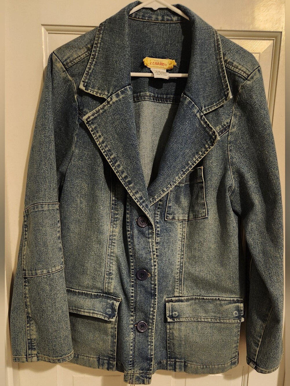 Z. Cavaricci Vintage Denim Jacket , Size 2X